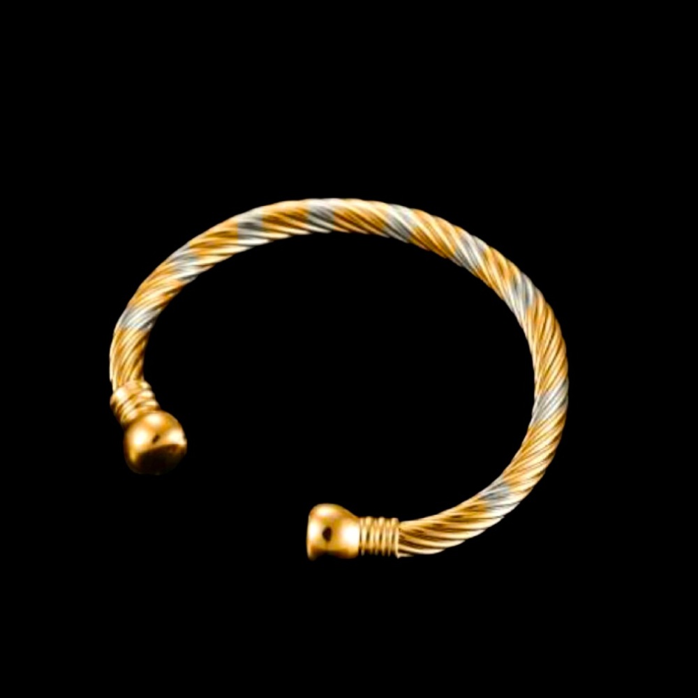 Two Toned Ionic Copper Bracelet